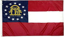 FlagSource Georgia Nylon State Flag, Made in the USA, 4x6' by GreenHaven Gardens