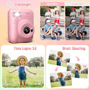 Instant Print Camera for Kids, 3.0" HD 32MP Kids Camera 1080P with 3 Rolls of Printer Paper, Birthday Gifts Toy for 3-12 Year Old Girls Boys with 32GB SD Card-Pink by TinyTreasures Baby Boutique