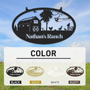 Personalized Metal Farm Signs, Custom Rustic Ranch Decor, Farmhouse Outdoor Decor, Custom Last Name Sign, Large Metal Wall Art, Outdoor Barn Sign, Family Farm Sign, Farmer Ranch Gifts by CozyNest Decor