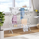APEXCHASER Drying Rack Clothing, Clothes Drying Rack Foldable, Laundry Drying Rack Expandable, Small Clothe Hanger for Baby Clothes Towels Bibs, Socks, Clothes Airer for Indoor & Outdoor Use, White by TinyTreasures Baby Boutique