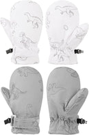 Toddler Gloves Kids Mittens Winter Warm Lined Fleece Gloves Waterproof Snow Baby Mitten for Boys Girls by TinyTreasures Baby Boutique