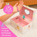 Musical Princess Kids Jewelry Box - Girls Jewelry Box with Mirror, Princess Gifts for Little Girls, Unicorn Toys for Girls Age 4-6 by TinyTreasures Baby Boutique