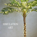 Birchlitland Lighted Palm Trees for Outside Patio 6FT 220 LED Fairy Lights, Artificial Palm Tree Lights Plug in for Home Pool Beach Decoration by CozyNest Decor