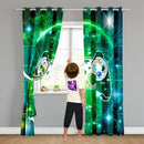 Gaming Curtain for Boys - 2Pcs Gamer Curtain Panels for Boys Bedroom Blackout Drapes Modern Games Patterns Windows Curtains Green Game Room Decor Grommet Top Curtains, 82" x 84" by TinyTreasures Baby Boutique