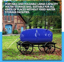Kingdder Large Capacity Water Storage Bladder Emergency Water Bladder Tanks Foldable Storage Tank Portable Rainwater Bag for Drought Resistance Fire Protection Agricultural Irrigation(1000L) by GreenHaven Gardens
