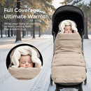 Momcozy Stroller Footmuff | Universal, Weather-Proof, Warm Stroller Bunting Bag | Extendable Winter Cover | Adjustable Buckle by TinyTreasures Baby Boutique