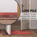 Keen Home Design 2x3 Rug - Machine Washable Entry Rug with Non-Slip Backing, Ideal for Enteryway, Kitchen, Bathroom, Laundry Room - Vintage, Easy Clean, Durable, Low Pile Rug - (2' x 3') by CozyNest Decor