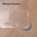 Clear Pebble Patterned Refrigerator Mat, 2mm PVC Anti-Slip Floor Protector, Scratch & Moisture Resistant, Floor Protection for Under Refrigerator (36x36 inch) by TinyTreasures Baby Boutique