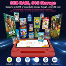 Kids Tablet, 10.1 inch IPS HD Touchscreen Android 14 64 GB Storage, 8GB RAM, Octa Core Tablet for Kid with Kid-Proof Case, Parental Controls, 12-hr Battery, WiFi, GPS – Red by TinyTreasures Baby Boutique