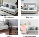 Convertible Futon Sofa Bed, 80.7" Adjustable Sleeper Sofa with Storage, 3-Seater Couch, 5-Position Reclining Back, 7" Thick Cushion, Twin Size Sofa for Small Spaces, Living Room, Bedroom, Dorm, Office by CozyNest Decor