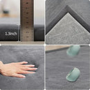 ACOMOPACK Baby Play Mat for Floor 1.3" Thick Memory Foam Play Mat 71"×79" Tummy Time Crawling with Non-Slip Bottom for Living Room,Nursery,Soft Velvet Playpen Mats for Kids,Infants（Dark Grey） by CozyNest Decor