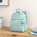 BabbleRoo Diaper Bag Backpack - Baby Essentials Travel Bag - Multi Function Waterproof Diaper Bag, Travel Essentials Baby Bag with Changing Pad, Stroller Straps & Pacifier Case – Unisex, Sage Green by TinyTreasures Baby Boutique