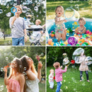 Roberly 18 PCS Big Bubble Wands Toys Set with Solution, Tray, Soft Racket, Bulk Funny Bubbles Making Toys for Kids Summer Outdoor Activities Game Birthday Party Favors by TinyTreasures Baby Boutique