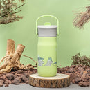Zak Designs Harmony Star Wars The Mandalorian Kid Water Bottle for Travel or At Home, 14oz Recycled Stainless Steel is Leak-Proof When Closed and Vacuum Insulated (Baby Yoda, Grogu) by TinyTreasures Baby Boutique