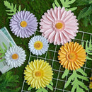 3D Paper Flowers Decorations for Wall, Large Daisy Paper Flowers for Bulletin Board, Wedding, Baby Shower, Tea Party, Classroom, Bedroom Decor by CozyNest Decor
