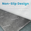 1.3" Thick Baby Play Mat for Floor, 39x59 Foam Tummy Time Mat, Padded Support Soft Plush Nursery Rug for Infant Kids Toddler Crawling Kick Activity (Light Grey) by TinyTreasures Baby Boutique