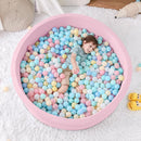 47.2"x 13.8" Foam Ball Pit, Large Ball Pits for Toddlers, Soft Round Playpen Ball Pool for Kids, Ideal Gift for Child Indoor and Outdoor Game, Pink(Balls not Included) by TinyTreasures Baby Boutique