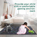 Black Play Cat Rug for Playroom for Boys Girls 2x3 Funny Cute Cat Cartoon Decor for Bedroom Living Room Non-Slip Comfy Floor Casual Mat Carpet Washable by TinyTreasures Baby Boutique