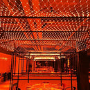 Joomer 12ft x 5ft 360LED Orange Halloween Net Lights Outdoor Mesh lights, 8 Modes Timer Connectable Waterproof Bush Lights Mesh Netting Lights for Halloween Outdoor Decorations (Clear Wire) by GreenHaven Gardens