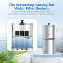 Waterdrop NSF/ANSI 42&372 Certified Water Filter, for Berkey® BB9-2® Black Filters, Berkey® Gravity Water Filter System and Waterdrop King Tank Series Travel, (Pack of 3) by CozyNest Decor