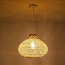 Rattan Pendant Lights, Large Wicker Chandelier Hand-Woven Boho Pendant Light Rattan Basket Hanging Light for Dining Room Kitchen Island Living Room by GreenHaven Gardens