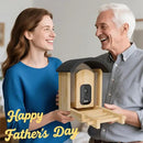 Bird Feeder with Camera, Smart Wild Bird Feeder for Outdoors with AI Identify, Solar Bird Feeder Watching Camera Auto Capture Birds & Real-time Notifications, Gifts for Birdlover (Arch) by CozyNest Decor