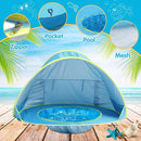 Baby Beach Tent Pop Up Beach Tent Baby Tent for Beach, Portable Shade Pool UV Protection Sun Shelter for Infant by TinyTreasures Baby Boutique