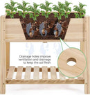 Yaheetech 34x18x30in Raised Garden Bed, Planter Box with Legs & Storage Shelf, Wooden Elevated Vegetable Growing Bed for Backyard, Patio, Balcony by GreenHaven Gardens