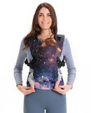 Beco Gemini Baby Carrier from Newborn to Toddler - Certified Ergonomic Newborn Baby Carrier for Infants and Children of 7-35 lbs - M Shape, Adjustable Seat, 100% Cotton (Carina Nebula) by TinyTreasures Baby Boutique