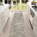 Runner Rug 2'6''x8' Kitchen Runner Rug: Modern Abstract Washable Area Rug with Non-Slip Backing, Thin Long Carpet Runner for Hallway, Bedroom, Laundry Room-Brown by TinyTreasures Baby Boutique