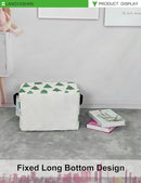 LANGYASHAN Rectangular Storage Bin Collapse Canvas Fabric Cartoon Storage Basket with Handles for Organizing Home Kitchen Boys and Girls Toys Office Closet Shelf Baskets (Rec christmas tree) by TinyTreasures Baby Boutique