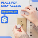 Eco-Baby Universal Replacement Keys for Magnetic Cabinet Locks [3 Universal Keys] Child Safety for Drawers and Cabinets - 3 Keys for Child Proof Kitchen Bathroom Cabinet Locks by TinyTreasures Baby Boutique