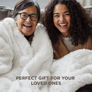 Bedsure GentleSoft Fluffy White Throw Blanket, White Decor Fuzzy Gifts for Women, Soft Cozy Furry Sherpa Fleece Plush Thick Warm Shaggy Faux Fur Throw Blanket for Couch, Bed, Camping, Travel, 50x60 by CozyNest Decor