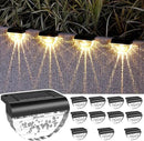 12 Pack Solar Deck Lights Outdoor, Solar Step Lights Waterproof for Outside, Yard, Patio, Garden, Pool, Railing, Stairs, Fence (Warm White) by GreenHaven Gardens