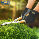 HLDD HANDLANDY Garden Gloves Men, Leather Utility Work Gloves for Gardening, Yardwork, Construction, Mechanics with Reinforced Palm, Green XL