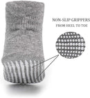 Zaples Baby Non Slip Grip Ankle Socks with Non Skid Soles for Infants Toddlers Kids Boys Girls by TinyTreasures Baby Boutique