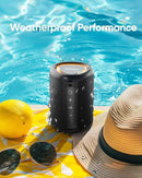 Portable Bluetooth Speaker with Lights, Stocking Stuffers, Powerful Crystal Clear Sound, IPX5 Waterproof, All Day Playtime, BT 5.3, TWS Paring, Small Wireless Speaker for Outdoor, White Elephant Gifts by CozyNest Decor