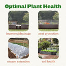 Epic Gardening 5-in-1 Modular Galvanized Raised Garden Bed Kit, 15" Tall Metal Planter Box, Durable Aluzinc Steel Raised Garden Bed Outdoor for Vegetables, Herbs, Flowers & Fruits - Round - Slate Grey by GreenHaven Gardens