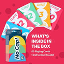 No Cap! – The Ultimate Game Night Card Game for Friends & Family, Perfect for Laughter-Filled Evenings, Includes 65 Cards, Easy Instructions, and Hours of Competitive Fun by TinyTreasures Baby Boutique