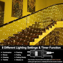 20Ft x 13Ft Net Lights Outdoor Mesh Lights Plug in, 720 LED Net Lights IP68 Fully Waterproof for Party Garden Backyard Wall Bush Christmas Decor (Warm White) by GreenHaven Gardens