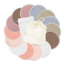 wegreeco Nursing Breast Pads (14 Pack) + Laundry Bag & Travel Storage Bag, 4.7 inch Option - Washable & Reusable Breastfeeding Nursing Pads (Mild, Large) by TinyTreasures Baby Boutique