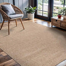 CAMILSON Easy Jute Rug 6x9, Indoor Outdoor Natural Color Fiber Area Rugs for Living Room Patio and Kitchen Rug, Solid Boho Woven Design, Easy-Cleaning, Washable Outside Carpet Alfombras (6 x 9) by CozyNest Decor