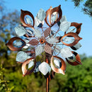 Wind Spinners Outdoor for Yard and Garden, Metal Large Wind Spinner & Sculptures 84 Inch, Garden Spinner Windmills for Yard Decor Gifts for Family Friends by CozyNest Decor