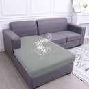 hyha Waterproof Sectional Couch Covers, Non Slip Sofa Couch Cushion Covers L Shape, Thick Stretch Jacquard Fabric, Washable Sofa Slipcovers with Elastic Bottom (1 Piece for Chaise XL, Light Grey) by CozyNest Decor