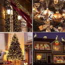 2 Pack Solar Christmas Lights Outdoor Waterproof, Total 400led 144ft Each 8 Modes Solar String Lights Solar Fairy Lights Decoration for Garden Yard Patio House Christmas Tree Xmas(Warm White) by GreenHaven Gardens