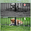 VVOKGO Rebar-Stakes-12-Inch J Hook Galvanized Tent Stakes Heavy Duty, 95-Pack Ground Chain Link Fence Anchors with Chisel Point End for Gazebo, Camping Tents, Outdoor Inflatables Decorations by CozyNest Decor