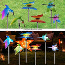 Solar Outdoor Lights with Hummingbird Butterfly Insect Garden Gifts Decor,Solar Garden Stakes Lights for Pathway, Lawn, Patio, Driveway by GreenHaven Gardens