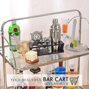 Bartender Kit Cocktail Shaker Set with Stand 17-Piece Bar Tool Bar Set for Drink Mixing Home Bartending Kit Bar Cart Accessories: Martini Shaker, Mixer Spoon, Jigger, Muddler, Strainer & Recipes Gifts by CozyNest Decor