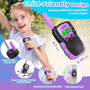 Vvinca Walkie Talkies for Kids, Rechargeable Walkie Talkie 2 Pack Toy Gift for 3-12 Year Old Girl Boy with 22 Channel 2 Way Radio Flashlight 3 Mile Long Range for Adventure Game Camping Outdoor by TinyTreasures Baby Boutique
