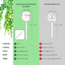 13 oz Up 2 Weeks Extra Large Plant Self Watering Globes, Light Iridescent Glass Water Bulbs for Indoor Plants, Vacation Watering System, Self-Watering Stakes, Automatic Plant Waterer, 2 Pack by GreenHaven Gardens